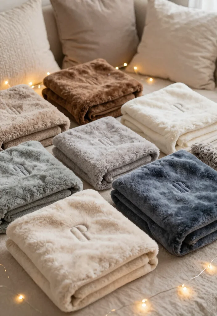 12 Wedding Shower Favor Ideas Guests Will Love Taking Home 11. Customized Blankets Warmth and Comfort 0