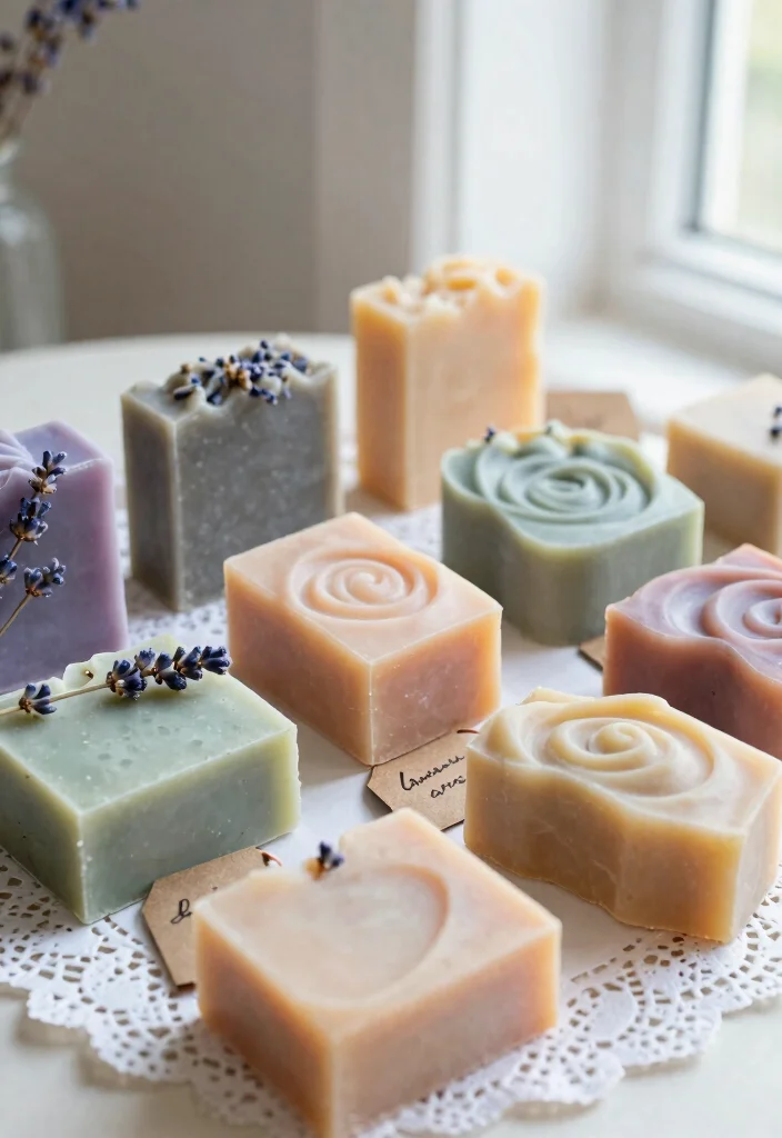 12 Wedding Shower Favor Ideas Guests Will Love Taking Home 2. Handcrafted Soaps Pamper Your Guests 0