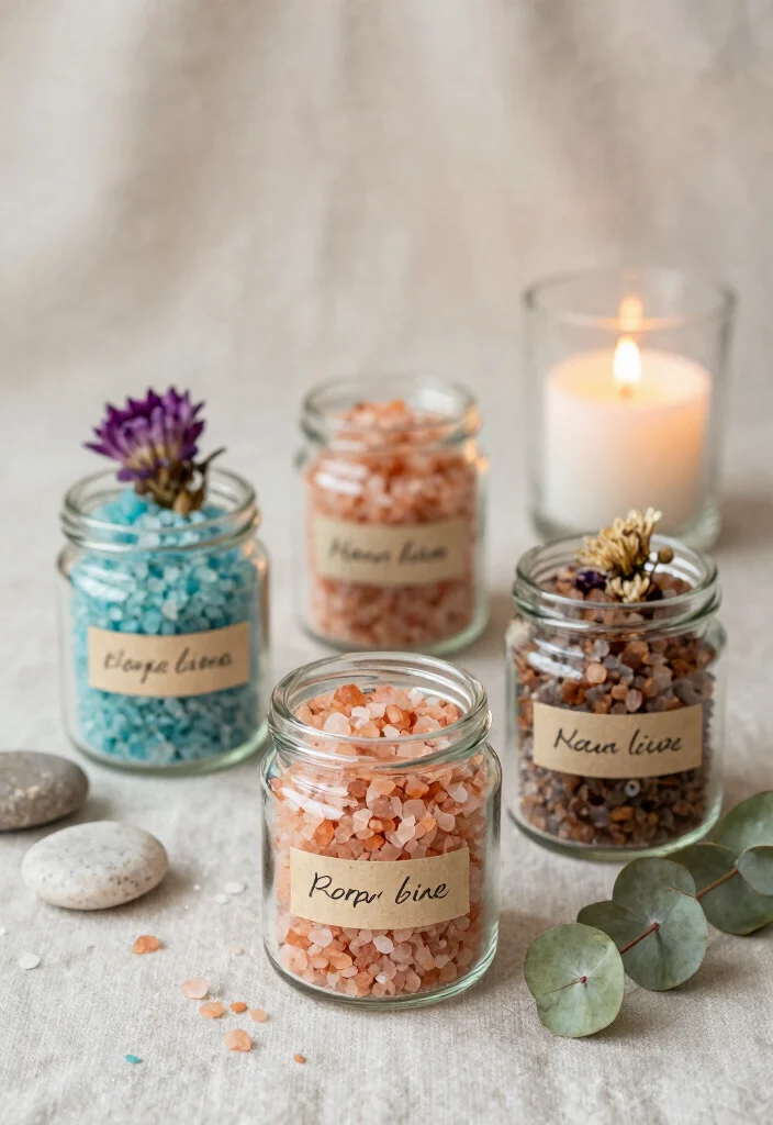 12 Wedding Shower Favor Ideas Guests Will Love Taking Home 9. Handmade Bath Salts A Spa Experience 0