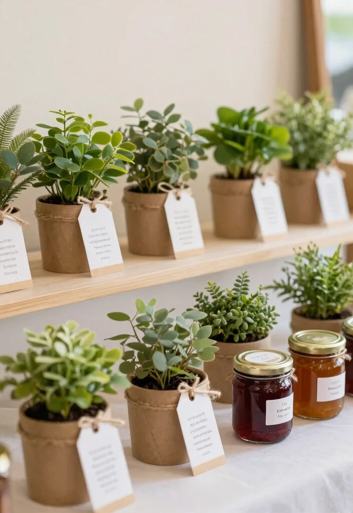 12 Wedding Tent Decoration Ideas for Outdoor Celebrations 11. Eco Conscious Favors 0