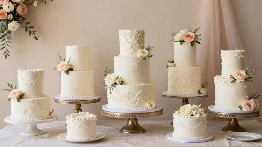 12 White Wedding Cake Ideas That Never Go Out of Style