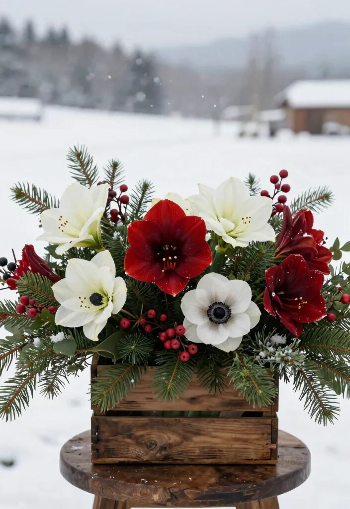 12 Winter Wedding Decoration Ideas for Cozy Seasonal Weddings 12 12 Winter Wedding Decoration Ideas for Cozy Seasonal Weddings 2. Seasonal Floral Arrangements 0