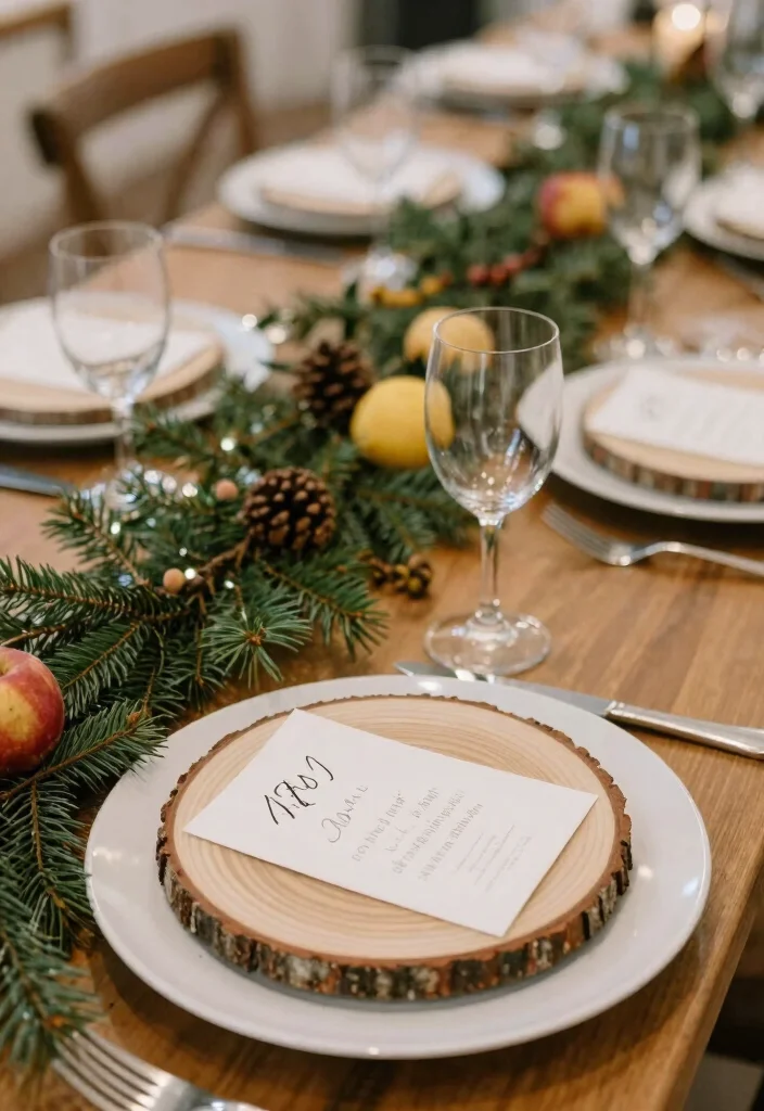 12 Winter Wedding Decoration Ideas for Cozy Seasonal Weddings 16 12 Winter Wedding Decoration Ideas for Cozy Seasonal Weddings 6. Charming Place Settings 0