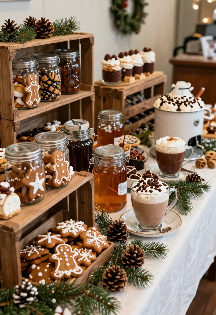 12 Winter Wedding Decoration Ideas for Cozy Seasonal Weddings 28 12 Winter Wedding Decoration Ideas for Cozy Seasonal Weddings 8. Winter Themed Sweet Tables 0