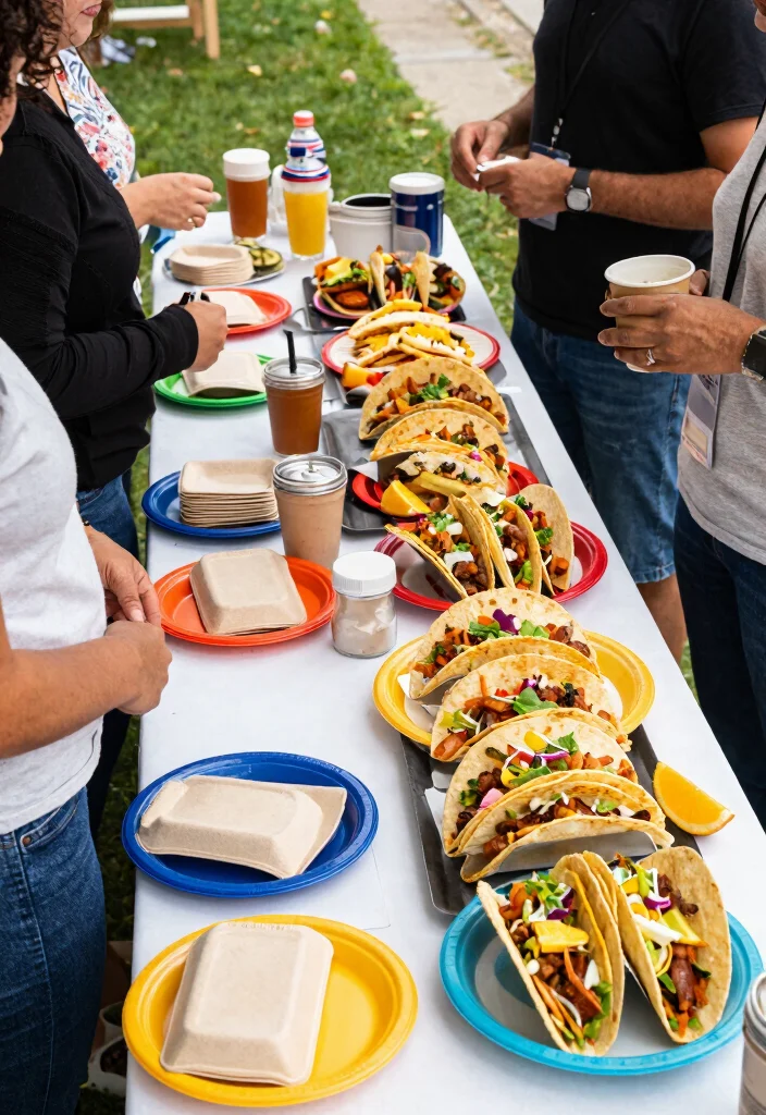 14 Affordable Backyard Engagement Party Decoration Ideas 63 14 Affordable Backyard Engagement Party Decoration Ideas 13. Simple Food Stations 0