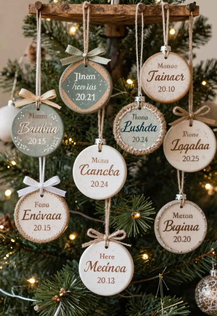 14 DIY Wedding Favor Ideas That Are Easy Affordable and Cute 7. Personalized Ornaments 0