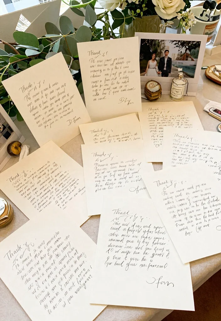 14 DIY Wedding Favor Ideas That Are Easy Affordable and Cute 9. Handwritten Thank You Notes 0