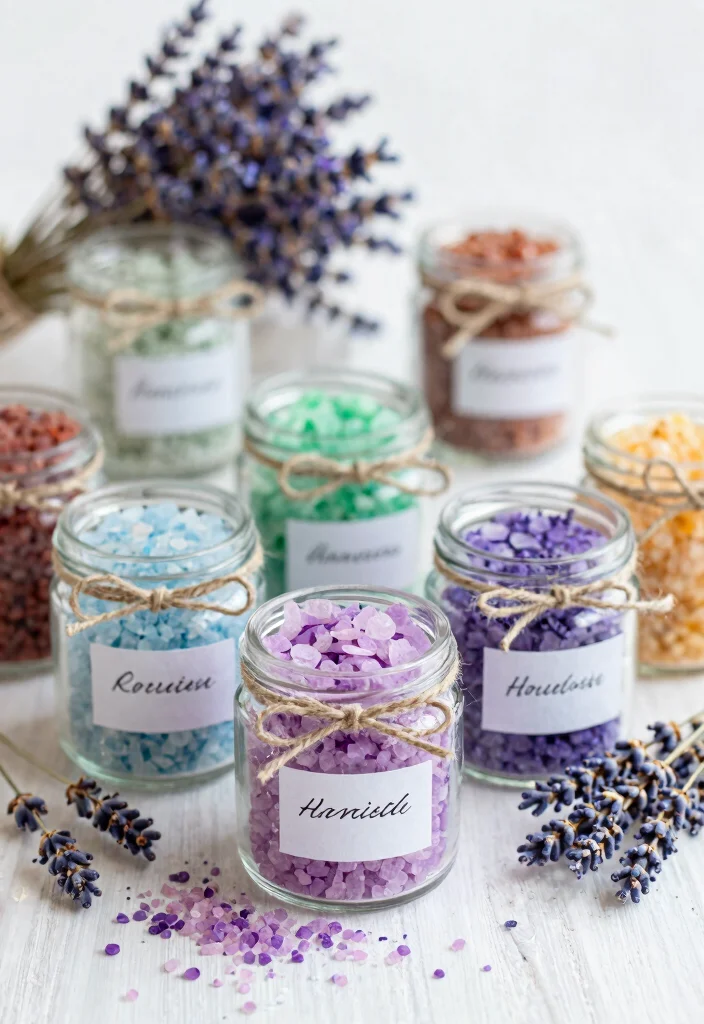 14 DIY Wedding Favor Ideas for Guests on a Budget 26 14 DIY Wedding Favor Ideas for Guests on a Budget 6. Bath Salts in Glass Jars 0