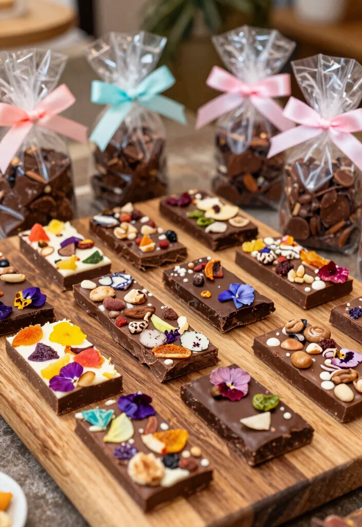 14 DIY Wedding Favor Ideas for Guests on a Budget 27 14 DIY Wedding Favor Ideas for Guests on a Budget 7. Chocolate Bark with a Twist 0