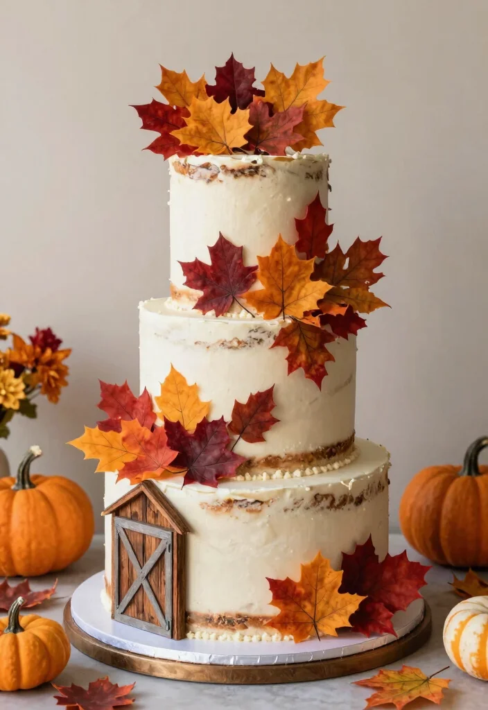 14 Elegant Wedding Cake Design Ideas for Formal Weddings 13. Seasonal Inspiration 0