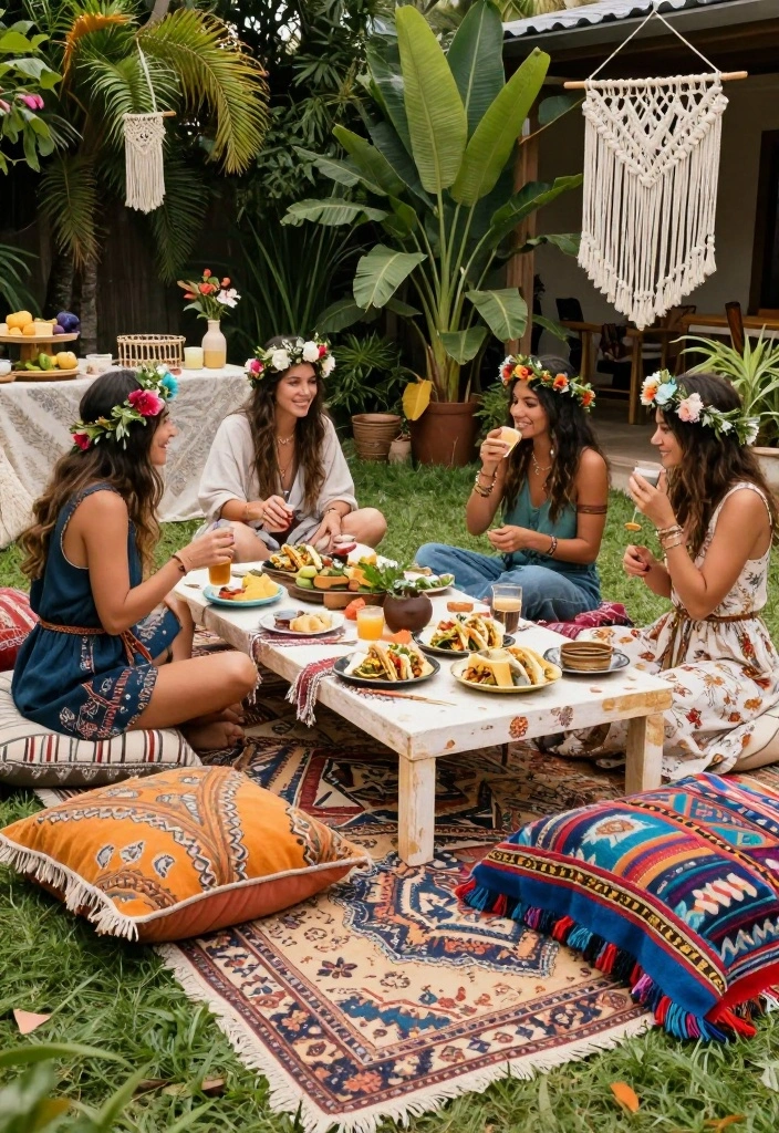 14 Engagement Party Theme Ideas That Are Easy to Style and Plan 2. Bohemian Vibes 0