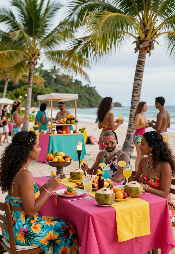 14 Engagement Party Theme Ideas That Are Easy to Style and Plan 3. Tropical Paradise 0