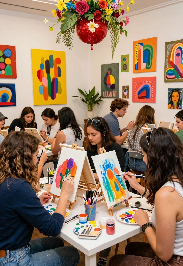 14 Engagement Party Theme Ideas That Match Any Style 54 14 Engagement Party Theme Ideas That Match Any Style 14. Artistic Expression 0