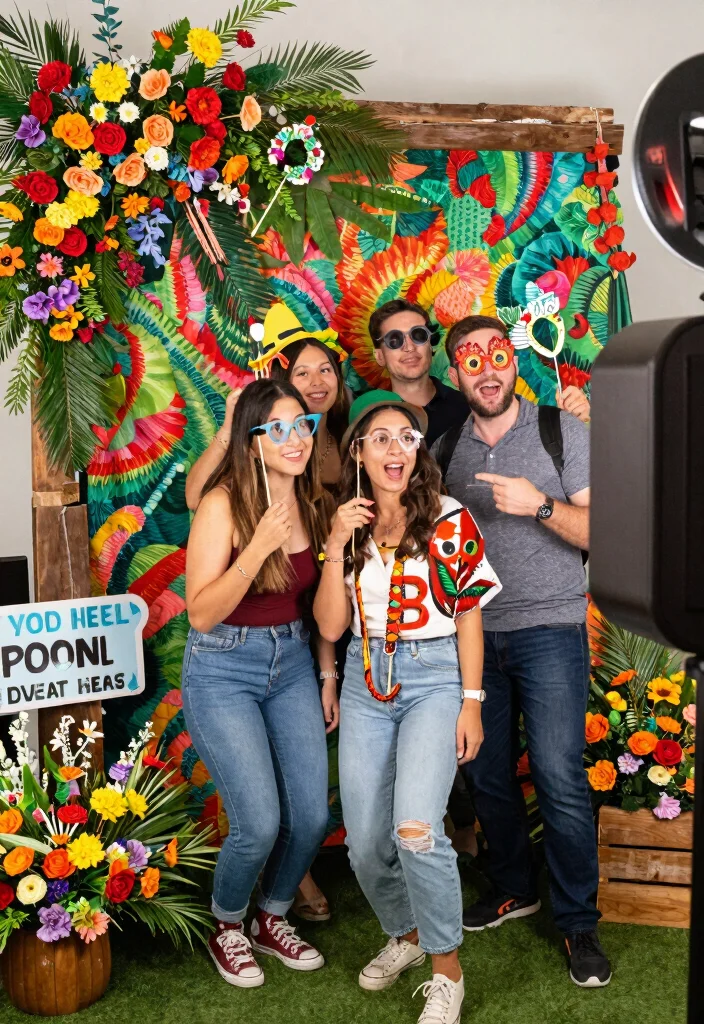 14 Garden Wedding Decoration Ideas for Romantic Outdoor Settings 13. DIY Photo Booths 0