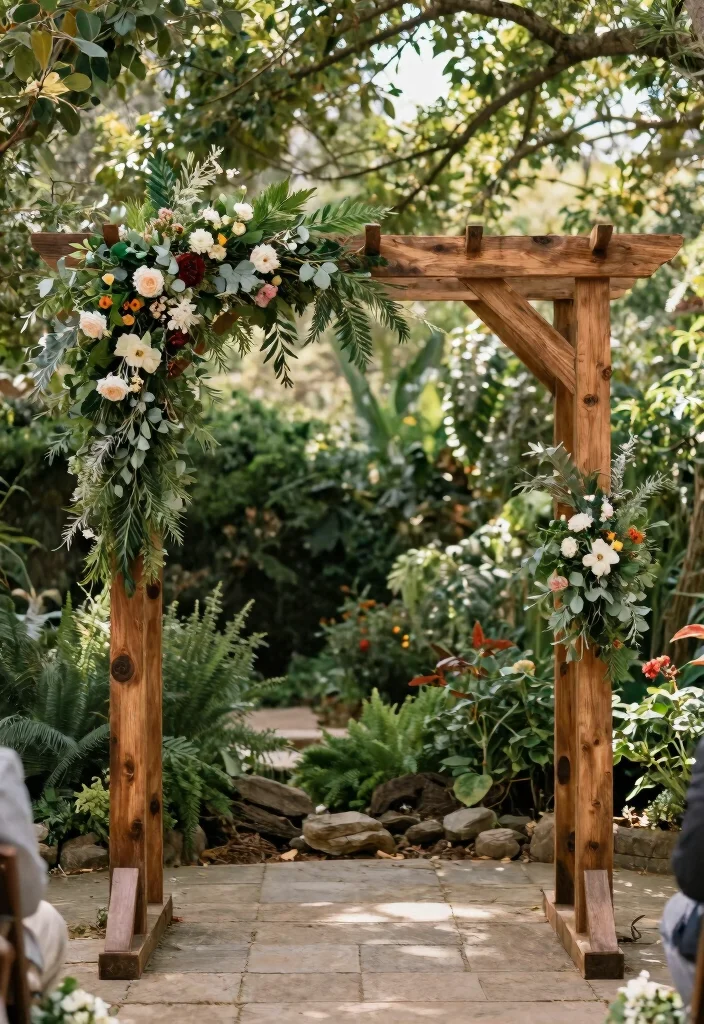 14 Home Wedding Decoration Ideas Perfect for Small Intimate Ceremonies 12. Intimate Ceremony Arch 0