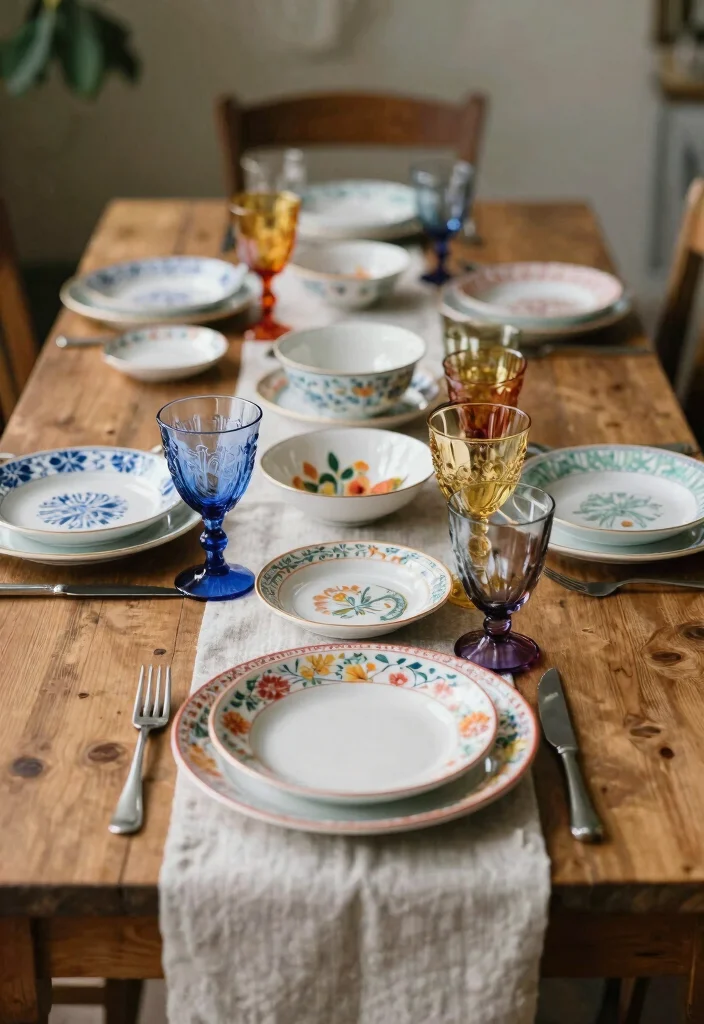 14 Home Wedding Decoration Ideas Perfect for Small Intimate Ceremonies 13. Vintage Tableware 0