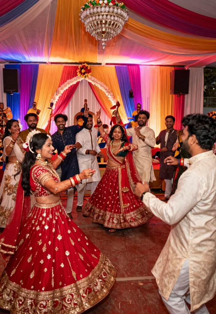 14 Indian Wedding Decoration Ideas Full of Color and Tradition 13. Incorporating Cultural Music and Dance 0