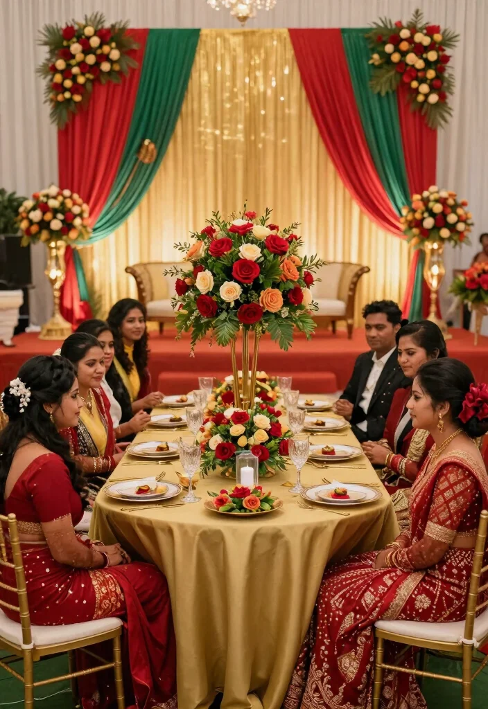 14 Indian Wedding Decoration Ideas Full of Color and Tradition 14. Color Palette Coordination 0