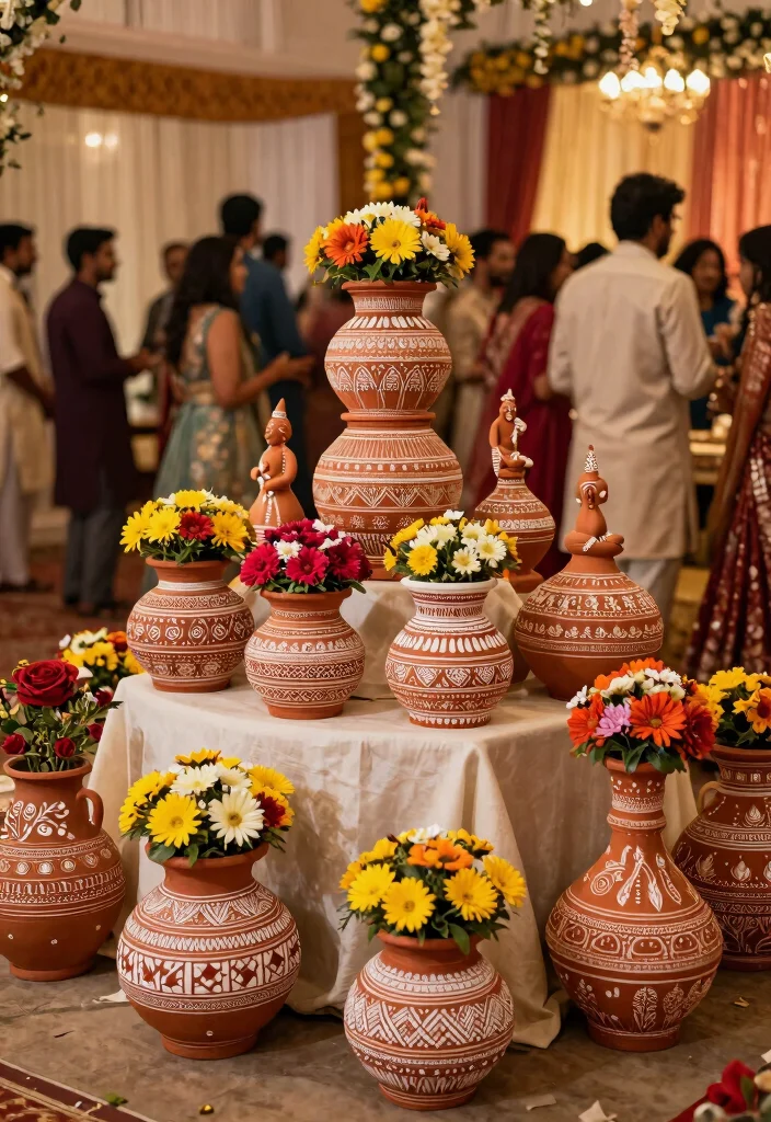 14 Indian Wedding Decoration Ideas Full of Color and Tradition 7. Handcrafted Decor Elements 0