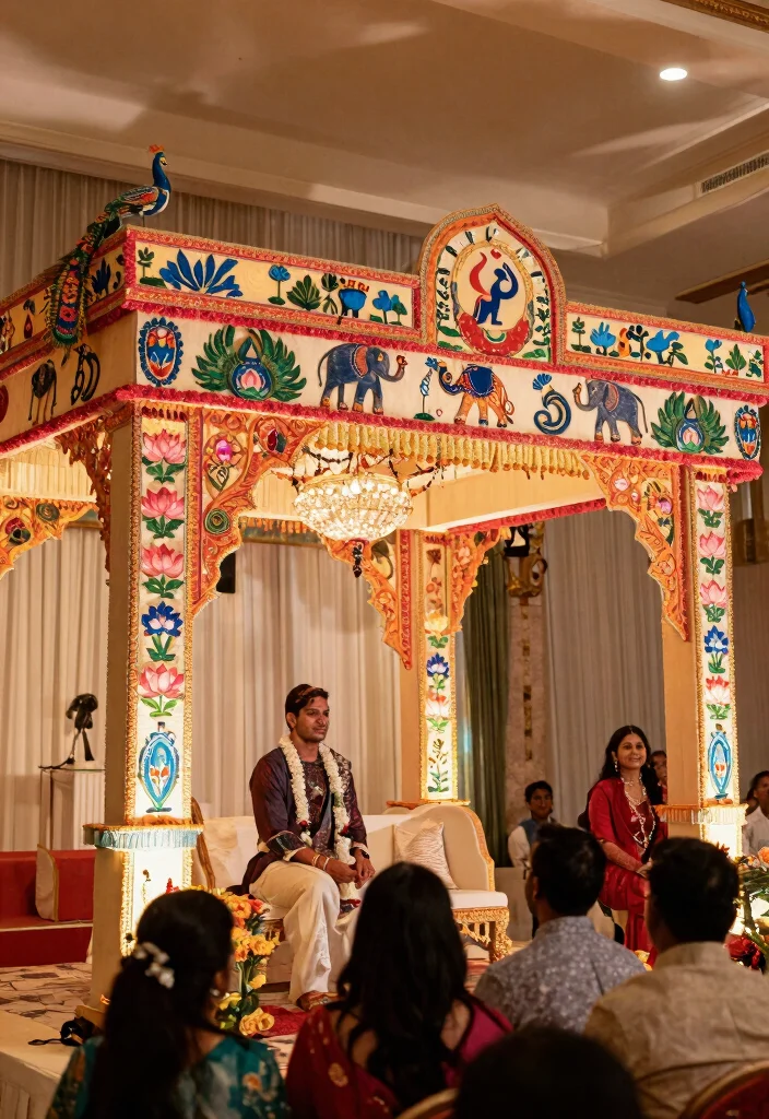 14 Indian Wedding Decoration Ideas Full of Color and Tradition 8. Cultural Symbolism in Decor 0