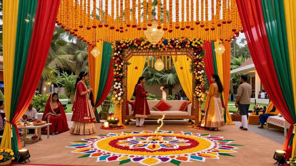14 Indian Wedding Decoration Ideas Full of Color and Tradition