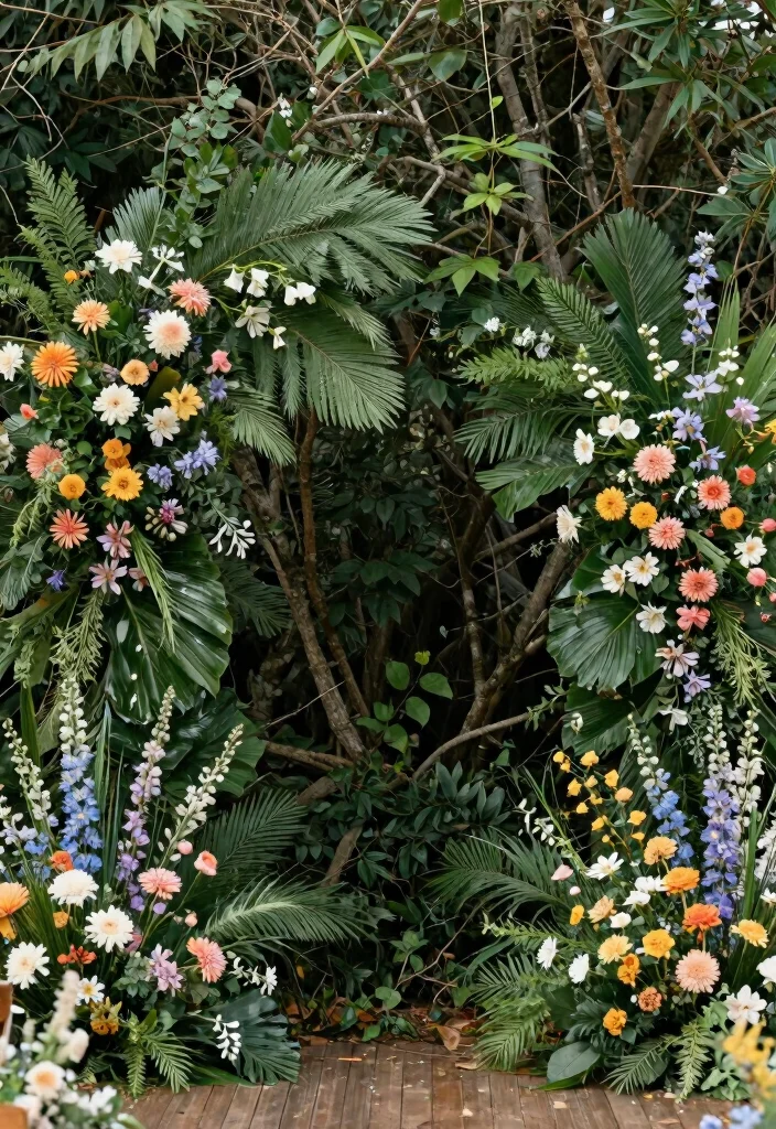 14 Indian Wedding Decoration Ideas for Traditional Celebrations 12. Nature Inspired Backdrops 0