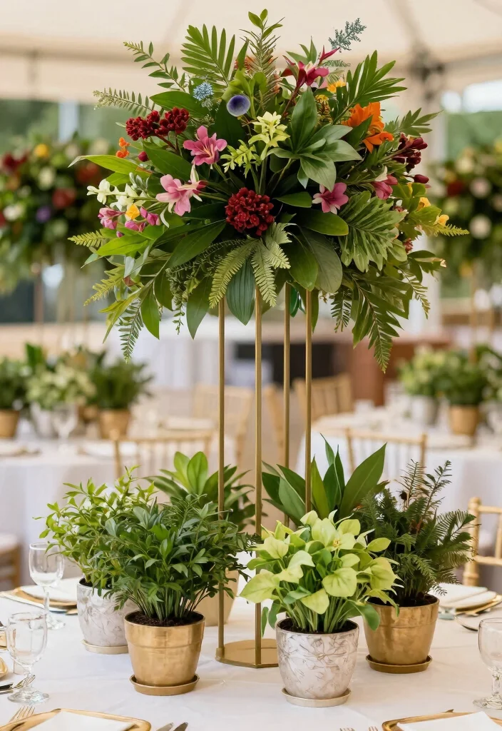 14 Indian Wedding Decoration Ideas for Traditional Celebrations 13. Live Plant Decorations 0