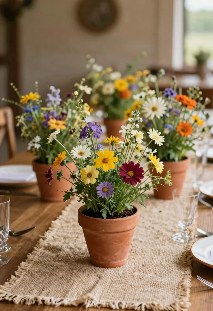 14 Indian Wedding Decoration Ideas for Traditional Celebrations 3. Terracotta Table Centerpieces 0