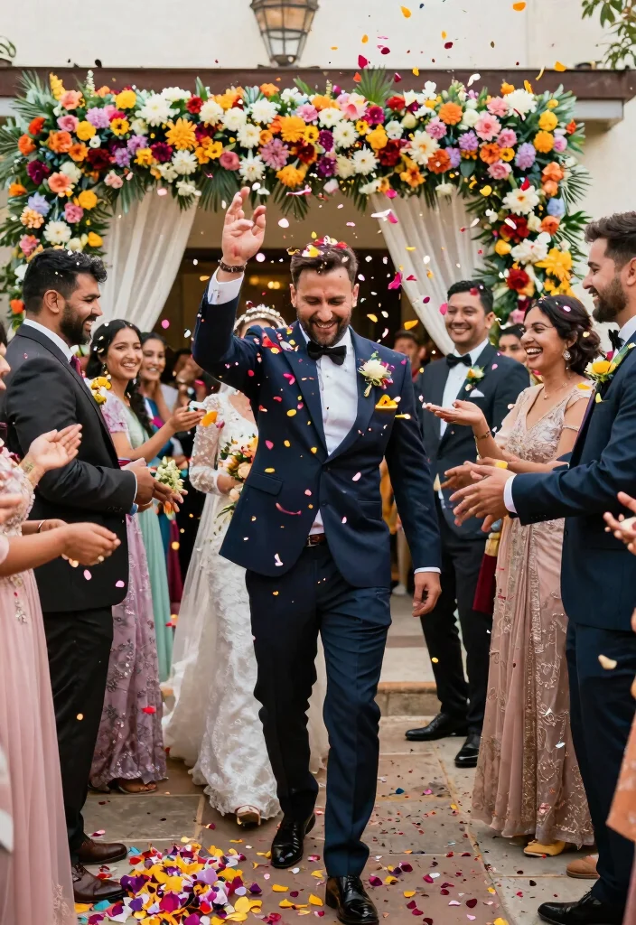 14 Indian Wedding Decoration Ideas for Traditional Celebrations 7. Biodegradable Confetti 0