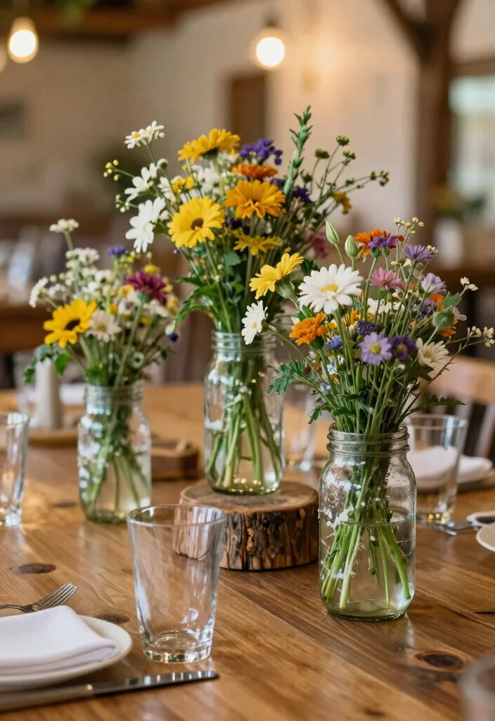 14 Indoor Wedding Decoration Ideas for Any Type of Venue 9. Upcycled Glassware 0