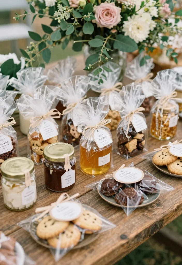 14 Indoor Wedding Decoration Ideas for Sustainable Eco Friendly Celebrations 13. Edible Wedding Favors 0 1