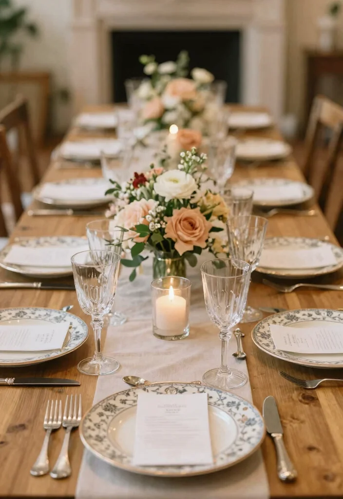 14 Indoor Wedding Decoration Ideas for Sustainable Eco Friendly Celebrations 7. Reusable Tableware 0