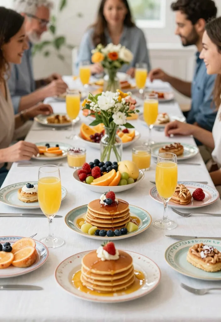 14 Simple Engagement Party Ideas You Can Host at Home 40 14 Simple Engagement Party Ideas You Can Host at Home 10. Brunch Engagement Celebration 0