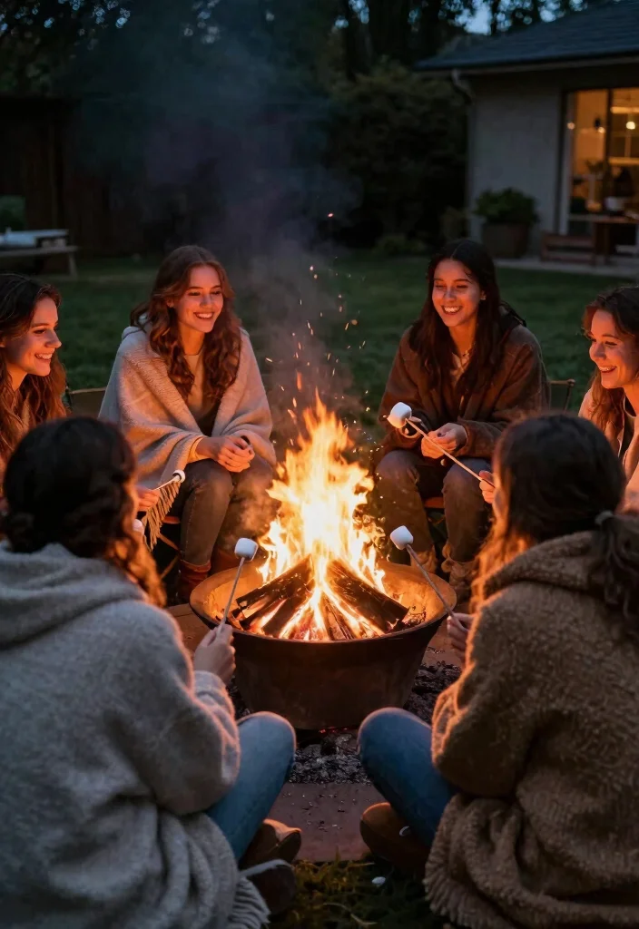 14 Simple Engagement Party Ideas You Can Host at Home 52 14 Simple Engagement Party Ideas You Can Host at Home 12. Smores and Stories Night 0