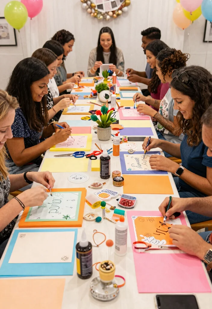 14 Simple Engagement Party Ideas You Can Host at Home 38 14 Simple Engagement Party Ideas You Can Host at Home 8. Crafting Party 0