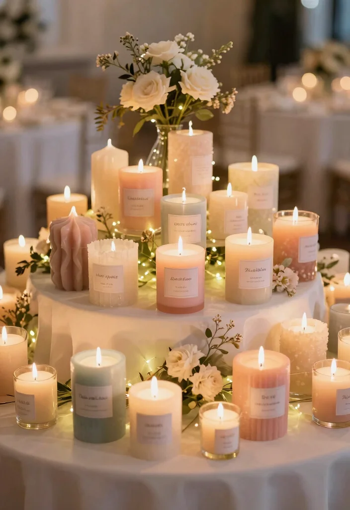 14 Simple Wedding Favor Ideas That Never Go Out of Style 4. Handcrafted Candles 0