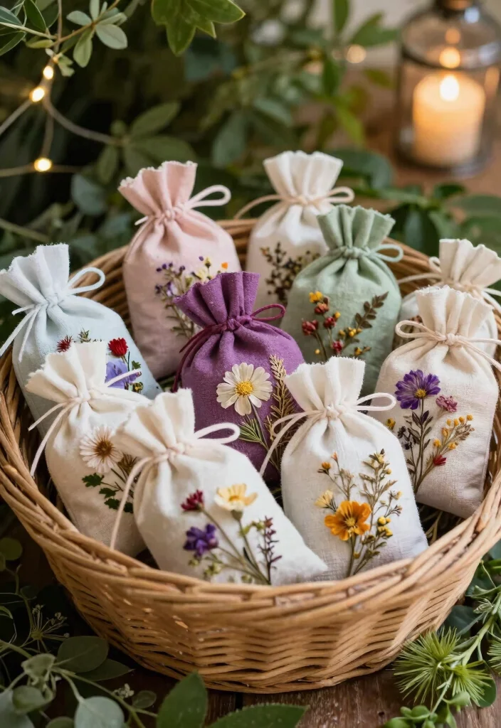 14 Simple Wedding Favor Ideas That Never Go Out of Style 7. Scented Sachets 0