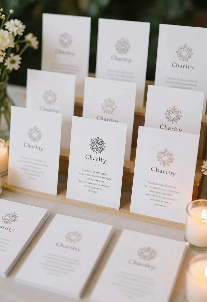14 Useful Wedding Favor Ideas for Guests They Will Actually Use 14. Charitable Donations 0