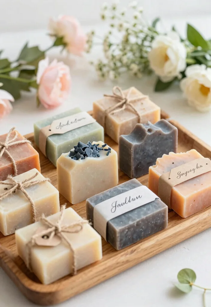 14 Useful Wedding Favor Ideas for Guests They Will Actually Use 2. Handmade Soaps 0