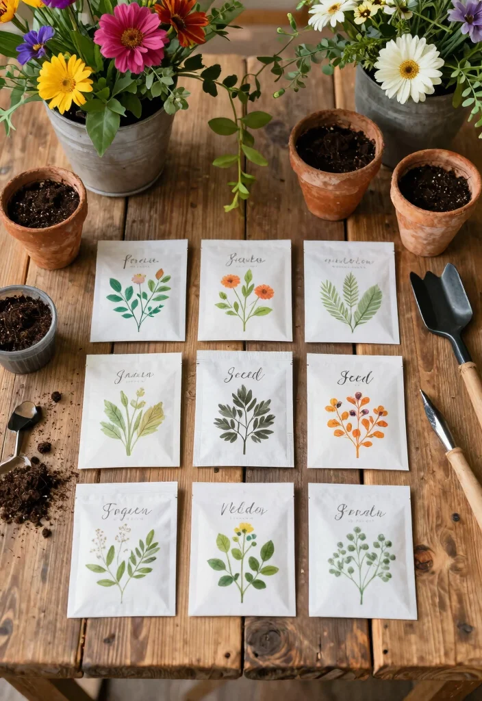 14 Useful Wedding Favor Ideas for Guests They Will Actually Use 5. Organic Seed Packets 0