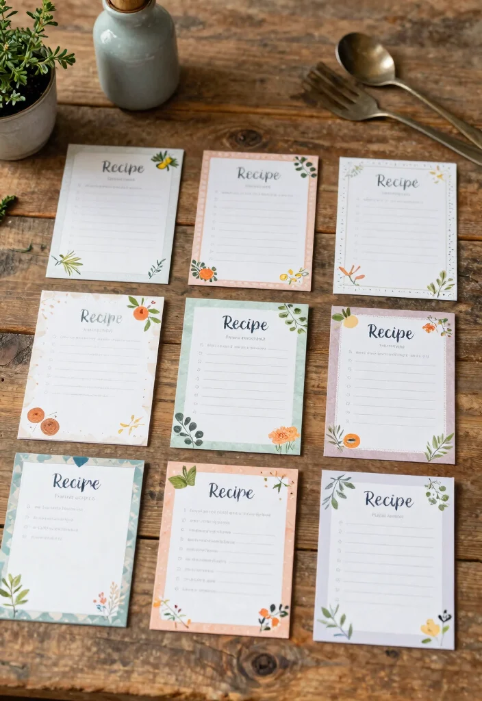 14 Useful Wedding Favor Ideas for Guests They Will Actually Use 8. Personalized Recipe Cards 0