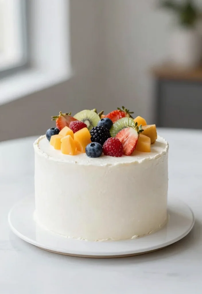 14 Wedding Cake Aesthetic Ideas That Look Beautiful and Trendy 4. Minimalist Cakes with Fresh Fruits 0