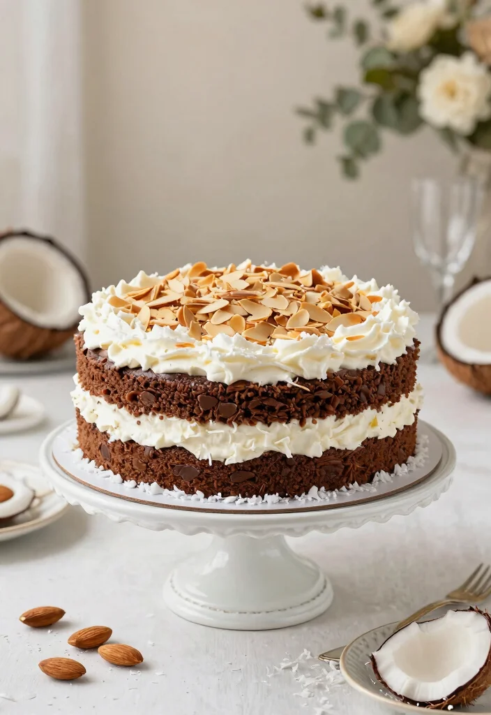 14 Wedding Cake Flavor Ideas Guests Will Actually Enjoy 13 14 Wedding Cake Flavor Ideas Guests Will Actually Enjoy 3. Almond Joy Cake 0