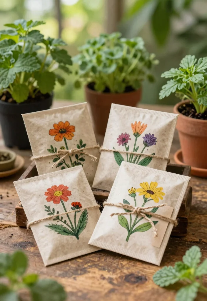 14 Wedding Favor DIY Ideas That Are Easy and Beginner Friendly 1. Plantable Seed Packets 0