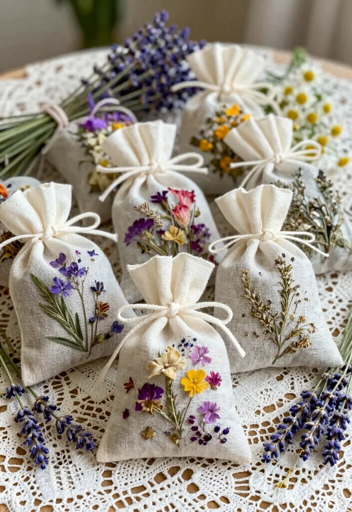 14 Wedding Favor DIY Ideas That Are Easy and Beginner Friendly 5. Scented Sachets 0