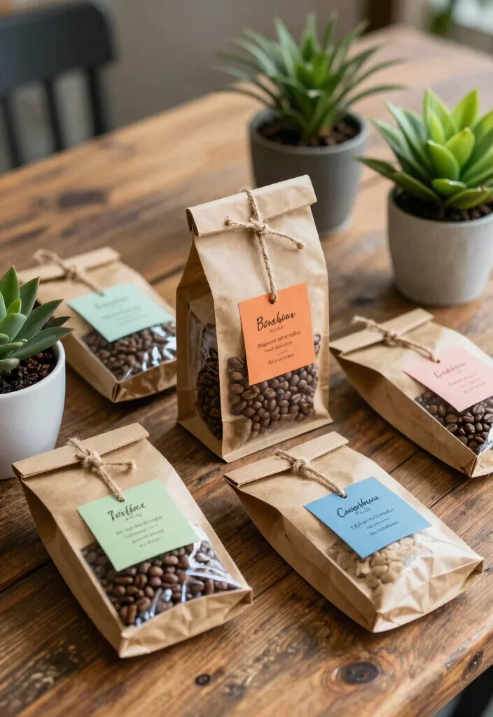 14 Wedding Favor DIY Ideas That Are Easy and Beginner Friendly 6. Personalized Coffee Blends 0