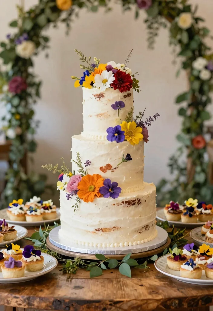 14 Wedding Flower Decoration Ideas for Any Wedding Theme 5. Edible Flowers 0