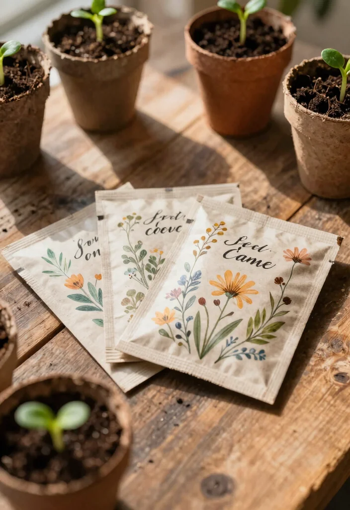 14 Wedding Gift Favor Ideas That Feel Personal and Affordable 1. Seed Packets for Plant Lovers 0