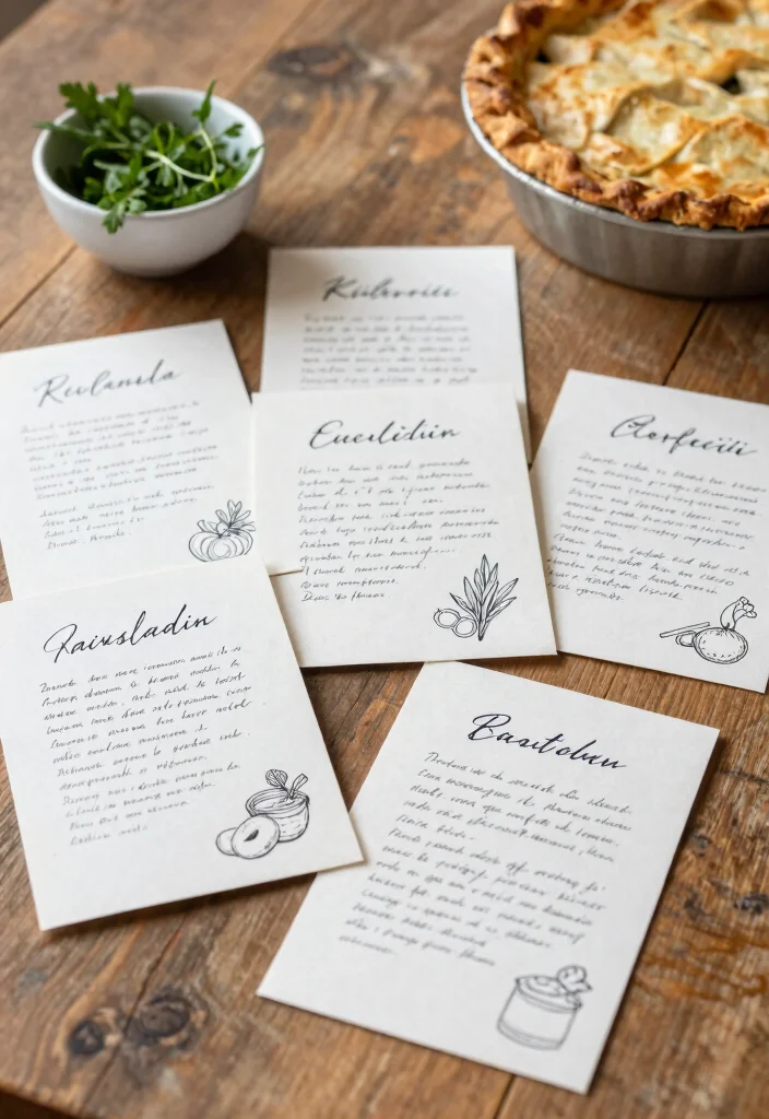 14 Wedding Gift Favor Ideas That Feel Personal and Affordable 7. Handwritten Recipe Cards 0