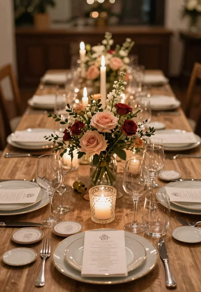 14 Wedding Hall Decoration Ideas That Feel Grand and Polished 63 14 Wedding Hall Decoration Ideas That Feel Grand and Polished 13. Detailed Table Decor 0